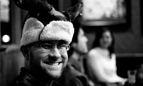 Tanner in Elmer Fudd Hat